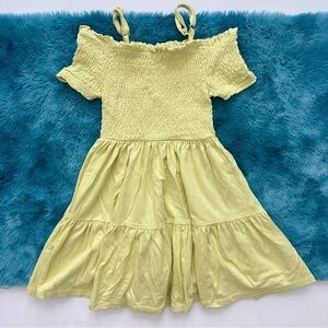 Jessica Simpson Girls Smocked Off Shoulder Dress Size 5
